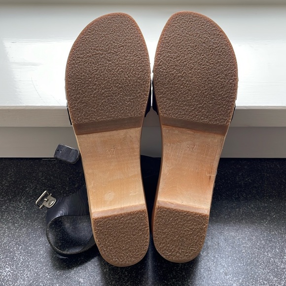 Swedish Hasbeens Black Sandals size 37 - Picture 3 of 13
